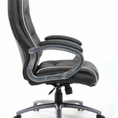 Кресло офисное BRABIX PREMIUM "Strong HD-009" (экокожа черная, ткань серая) 531945 в Верхней Пышме - verhnyaya-pyshma.mebel24.online | фото 3