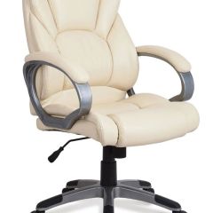Кресло офисное BRABIX "Eldorado EX-504", экокожа, бежевое, 531167 в Верхней Пышме - verhnyaya-pyshma.mebel24.online | фото