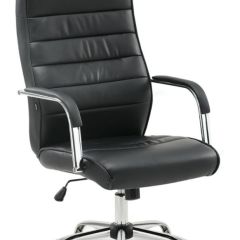 Кресло офисное BRABIX "Stark EX-547" (экокожа, хром, черное) 531948 в Верхней Пышме - verhnyaya-pyshma.mebel24.online | фото