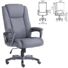 Кресло офисное BRABIX "Solid HD-005" (ткань/серое) 531823 в Верхней Пышме - verhnyaya-pyshma.mebel24.online | фото