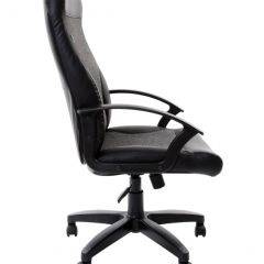 Кресло офисное BRABIX "Trust EX-535" (экокожа/черная/ткань серая) 531383 в Верхней Пышме - verhnyaya-pyshma.mebel24.online | фото