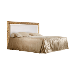Кровать 2-х спальная (1,4 м) Тиффани штрих-лак/золото с подъемным механизмом (ТФКР140-2[7]) в Верхней Пышме - verhnyaya-pyshma.mebel24.online | фото