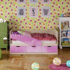 Кровать Бабочки (Сиреневый металлик) 1600 в Верхней Пышме - verhnyaya-pyshma.mebel24.online | фото