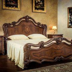 Кровать двуспальная Илона (1600) караваджо в Верхней Пышме - verhnyaya-pyshma.mebel24.online | фото