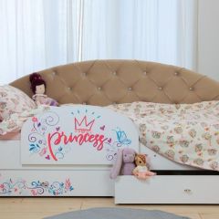Кровать Эльза на латах + Бортик в Верхней Пышме - verhnyaya-pyshma.mebel24.online | фото 3
