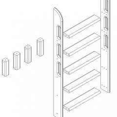 Кровать Сонечка 2-х ярусная (модульная) в Верхней Пышме - verhnyaya-pyshma.mebel24.online | фото 12