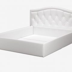 Кровать Стелла 1400 + ПМ (Vega white) Белый в Верхней Пышме - verhnyaya-pyshma.mebel24.online | фото 2