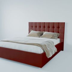 Кровать Венеция с ПМ 1200 (велюр бордо) в Верхней Пышме - verhnyaya-pyshma.mebel24.online | фото 2