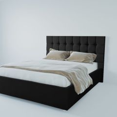 Кровать Венеция с ПМ 900 (экокожа кольт ч) в Верхней Пышме - verhnyaya-pyshma.mebel24.online | фото 2