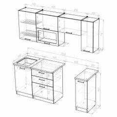 Кухонный гарнитур Инна ультра 2000 в Верхней Пышме - verhnyaya-pyshma.mebel24.online | фото 4