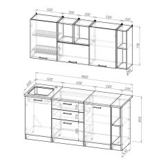 Кухонный гарнитур Ольга макси 4 1800 мм в Верхней Пышме - verhnyaya-pyshma.mebel24.online | фото 2