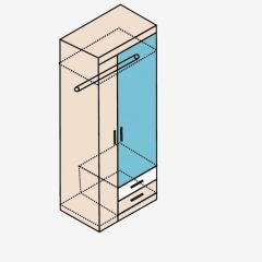 НИКА Н10з Шкаф для одежды в Верхней Пышме - verhnyaya-pyshma.mebel24.online | фото 4