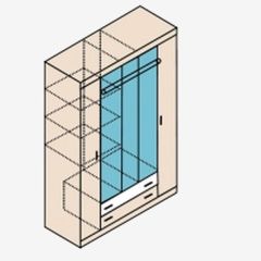 НИКА Н13 Шкаф для одежды в Верхней Пышме - verhnyaya-pyshma.mebel24.online | фото 5