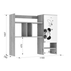 Панда Надстройка для стола 28.01 в Верхней Пышме - verhnyaya-pyshma.mebel24.online | фото 5