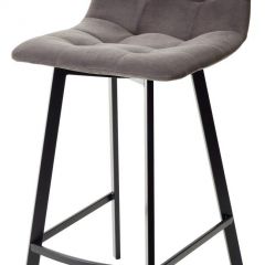 Полубарный стул CHILLI-QB SQUARE графит #14, велюр / черный каркас (H=66cm) М-City в Верхней Пышме - verhnyaya-pyshma.mebel24.online | фото