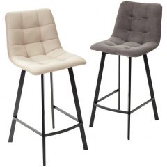 Полубарный стул CHILLI-QB SQUARE графит #14, велюр / черный каркас (H=66cm) М-City в Верхней Пышме - verhnyaya-pyshma.mebel24.online | фото 5