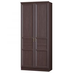 Шкаф для одежды 2-дверный Лира №56 Дуб нортон темный в Верхней Пышме - verhnyaya-pyshma.mebel24.online | фото