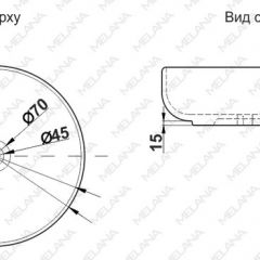 Раковина MELANA MLN-320300 в Верхней Пышме - verhnyaya-pyshma.mebel24.online | фото 3