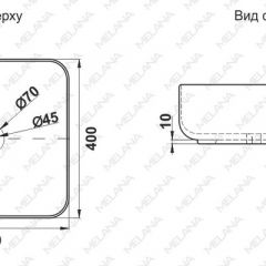 Раковина MELANA MLN-78110 в Верхней Пышме - verhnyaya-pyshma.mebel24.online | фото 2