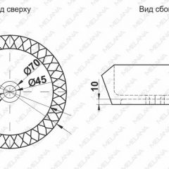 Раковина MELANA MLN-78399 в Верхней Пышме - verhnyaya-pyshma.mebel24.online | фото 2