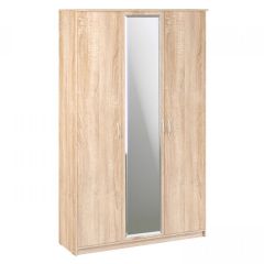 Шкаф 3-х створчатый Дуэт Люкс с зеркалом в Верхней Пышме - verhnyaya-pyshma.mebel24.online | фото 3