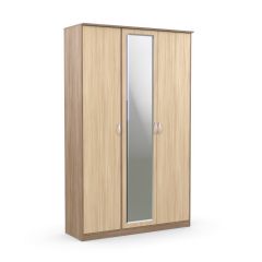 Шкаф 3-х створчатый Дуэт Люкс с зеркалом в Верхней Пышме - verhnyaya-pyshma.mebel24.online | фото 5
