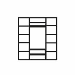 Шкаф 4-х дверный (без зеркал) для платья и белья с выдвижными ящиками Венеция дуб седан (ВНШ2/41) в Верхней Пышме - verhnyaya-pyshma.mebel24.online | фото 2