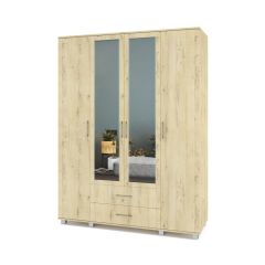 ЕВА Шкаф 4-х дверный Е43 в Верхней Пышме - verhnyaya-pyshma.mebel24.online | фото 5