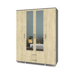 ЕВА Шкаф 4-х дверный Е43 в Верхней Пышме - verhnyaya-pyshma.mebel24.online | фото 7