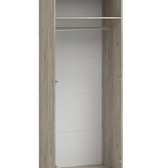 Шкаф Эмма (Дуб Крафт серый/белый) в Верхней Пышме - verhnyaya-pyshma.mebel24.online | фото 2