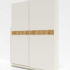 Шкаф-купе 1400 серии SOFT D6+D6+B2+PL3 (2 ящика+2штанги) профиль «Капучино» в Верхней Пышме - verhnyaya-pyshma.mebel24.online | фото 2