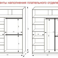 Шкаф-купе 1600 серии SOFT D6+D4+B2+PL2 (2 ящика+1штанга+1 полка) профиль «Капучино» в Верхней Пышме - verhnyaya-pyshma.mebel24.online | фото 9