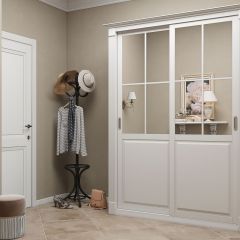 Шкаф-купе 1700 серии NEW CLASSIC K4+K4+B2+PL4 (2 ящика+F обр. штанга) профиль «Капучино» в Верхней Пышме - verhnyaya-pyshma.mebel24.online | фото