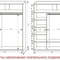 Шкаф-купе 1800 серии SOFT D6+D4+B2+PL2 (2 ящика+1штанга+1 полка) профиль «Капучино» в Верхней Пышме - verhnyaya-pyshma.mebel24.online | фото 8