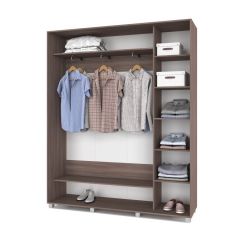 РОЛАНД Шкаф-купе Шимо темный (450*1800) Р481 в Верхней Пышме - verhnyaya-pyshma.mebel24.online | фото 2