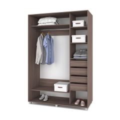 РОЛАНД Шкаф-купе Шимо темный (600*1500) Р651 в Верхней Пышме - verhnyaya-pyshma.mebel24.online | фото 4
