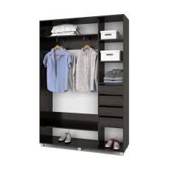 РОЛАНД Шкаф-купе Венге (450*1700) Р471 в Верхней Пышме - verhnyaya-pyshma.mebel24.online | фото 5