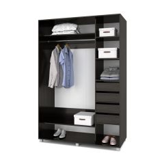 РОЛАНД Шкаф-купе Венге (600*1500) Р651 в Верхней Пышме - verhnyaya-pyshma.mebel24.online | фото 4