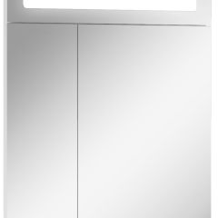 Шкаф-зеркало Аврора 60 с подсветкой LED Домино (DV8005HZ) в Верхней Пышме - verhnyaya-pyshma.mebel24.online | фото
