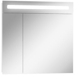Шкаф-зеркало Аврора 70 с подсветкой LED Домино (DV8007HZ) в Верхней Пышме - verhnyaya-pyshma.mebel24.online | фото