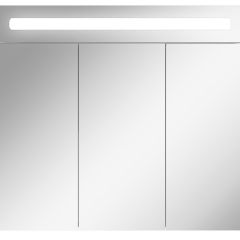 Шкаф-зеркало Аврора 80 с подсветкой LED Домино (DV8009HZ) в Верхней Пышме - verhnyaya-pyshma.mebel24.online | фото 4