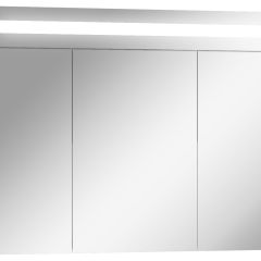 Шкаф-зеркало Аврора 90 с подсветкой LED Домино (DV8011HZ) в Верхней Пышме - verhnyaya-pyshma.mebel24.online | фото 1