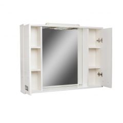 Шкаф-зеркало Cube 90 Эл. Домино (DC5012HZ) в Верхней Пышме - verhnyaya-pyshma.mebel24.online | фото 3