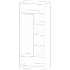 ДИАНА Шкаф 2-х створчатый в Верхней Пышме - verhnyaya-pyshma.mebel24.online | фото 2