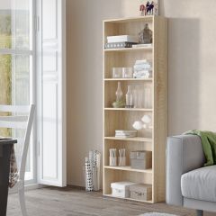 Стеллаж Лофт (Дуб сонома) в Верхней Пышме - verhnyaya-pyshma.mebel24.online | фото