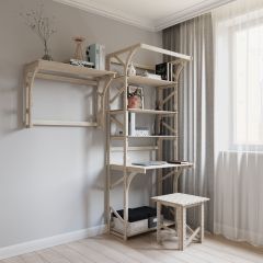 Стеллаж+стол Конструктор Арт.СRСт1-1 в Верхней Пышме - verhnyaya-pyshma.mebel24.online | фото 6