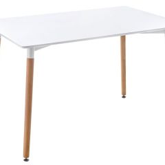 Стол деревянный Table 110 white / wood в Верхней Пышме - verhnyaya-pyshma.mebel24.online | фото