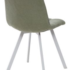 Стул CHILLI SQUARE UF860-11B мятный, ткань/ белый каркас М-City в Верхней Пышме - verhnyaya-pyshma.mebel24.online | фото 2