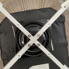 Стул MAVERICK 360 град. поворот. BLUVEL-40 BEIGE/ белый каркас, М-City в Верхней Пышме - verhnyaya-pyshma.mebel24.online | фото 5