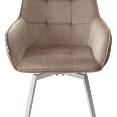 Стул MAVERICK 360 град. поворот. BLUVEL-40 BEIGE/ белый каркас, М-City в Верхней Пышме - verhnyaya-pyshma.mebel24.online | фото 7